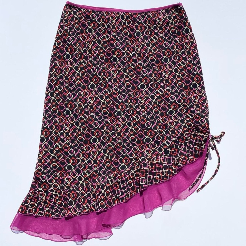 Vintage 90s Studio Soleil USA asymmetric abstract geometric skirt Women's Small